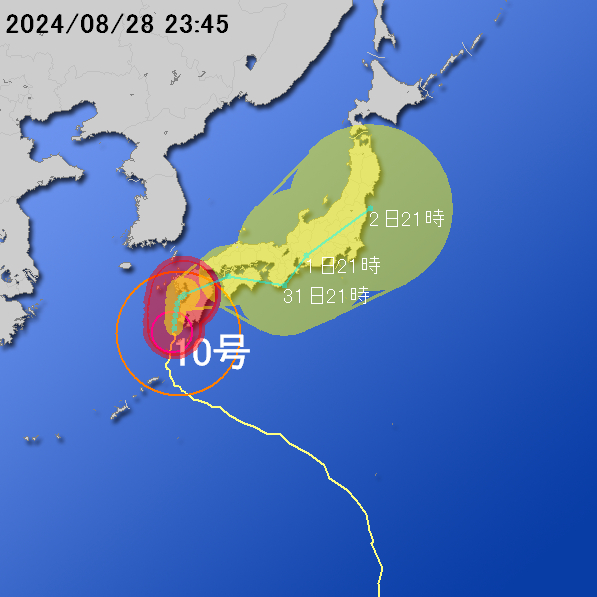 【速報】令和6年 台風第10号上陸直前！最新情報や注意点をお伝えします